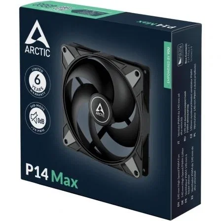 Arctic P14 Max Ventilador 14cm Negro PWM Arctic P14 Max Ventilador 14cm Negro PWM